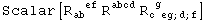Scalar[R_ab&nbsp;&nbsp;^(&nbsp;&nbsp;ef) R_&nbsp;&nbsp;&nbsp;&nbsp;^abcd R_ (c eg ; d ; f)^( g&nbsp;&nbsp;&nbsp;&nbsp;&nbsp;&nbsp;)]