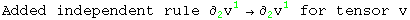 Added independent rule &part;_2^ v_ ^1&rarr;&part;_2^ v_ ^1 for tensor v