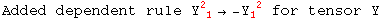 Added dependent rule Y_ ( 1)^2 &rarr; -Y_1 ^( 2)  for tensor Y