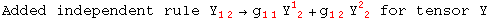 Added independent rule Y_ (12)^&nbsp;&nbsp;&rarr;g_ (11)^&nbsp;&nbsp; Y_ ( 2)^1 + g_ (12)^&nbsp;&nbsp; Y_ ( 2)^2  for tensor Y