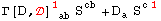 &Gamma;[D, ] _ ( ab)^1&nbsp;&nbsp; S_&nbsp;&nbsp;^cb + D_a^ S_&nbsp;&nbsp;^(c1)