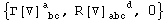 {&Gamma;[▽] _ ( bc)^a&nbsp;&nbsp;, R[▽] _abc ^(&nbsp;&nbsp;&nbsp;d), 0}