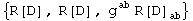 {R[D] _^, R[D] _^, g_&nbsp;&nbsp;^ab R[D] _ab^&nbsp;&nbsp;}