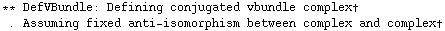 ** DefVBundle: Defining conjugated vbundle complex&dagger;. Assuming fixed anti-isomorphism between complex and complex&dagger;